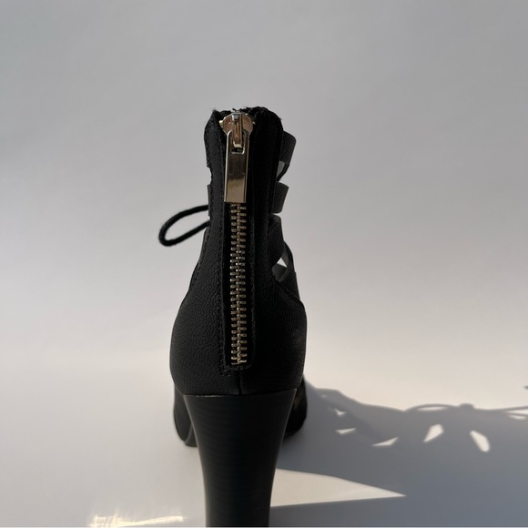 Call It Spring Lace Up Block Heels - Picture 6 of 8